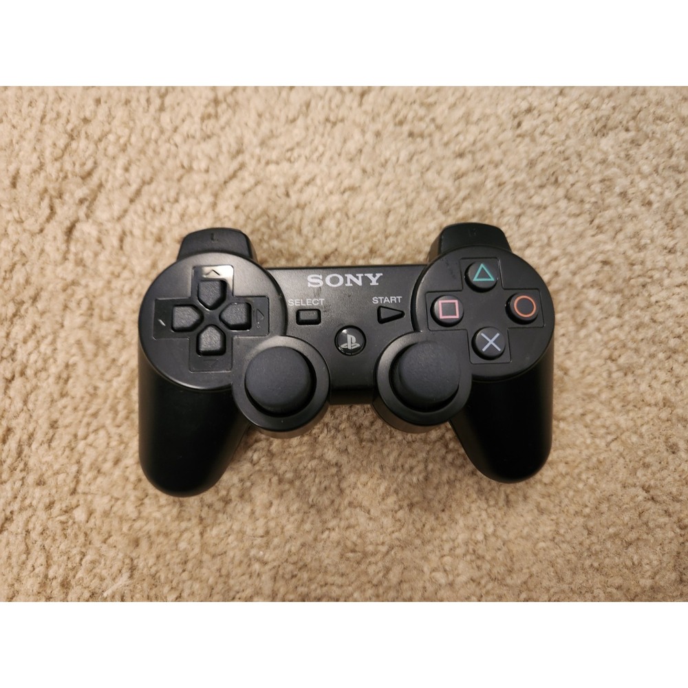 Sony Playstation 3 PS3  DualShock 3 Controller Black